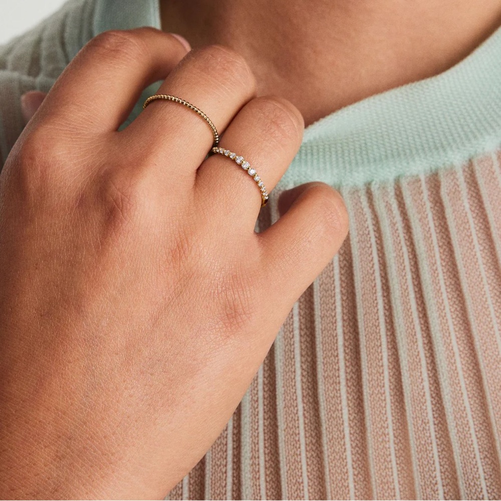 NWT/NIB Mejuri Lace Diamond Ring | Style Discontinued - Picture 9 of 9